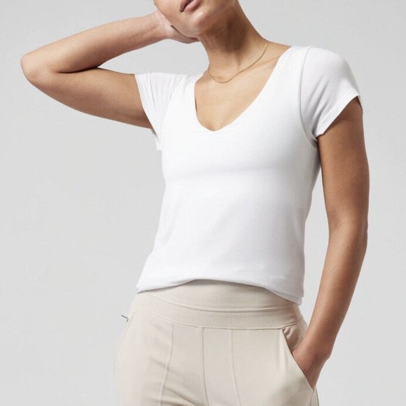 Athleta Tops - Athleta Essence Support Top White M